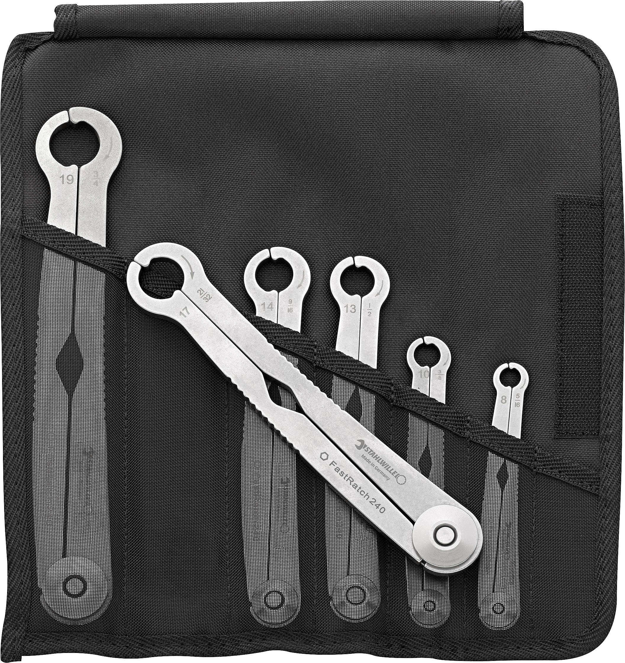 Stahlwille Double-Ended Ring Spanner Set 5 -Piece 10 x 11mm - 18 x 19mm  SWVP23/5